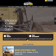 وب سایت Tehran Expos